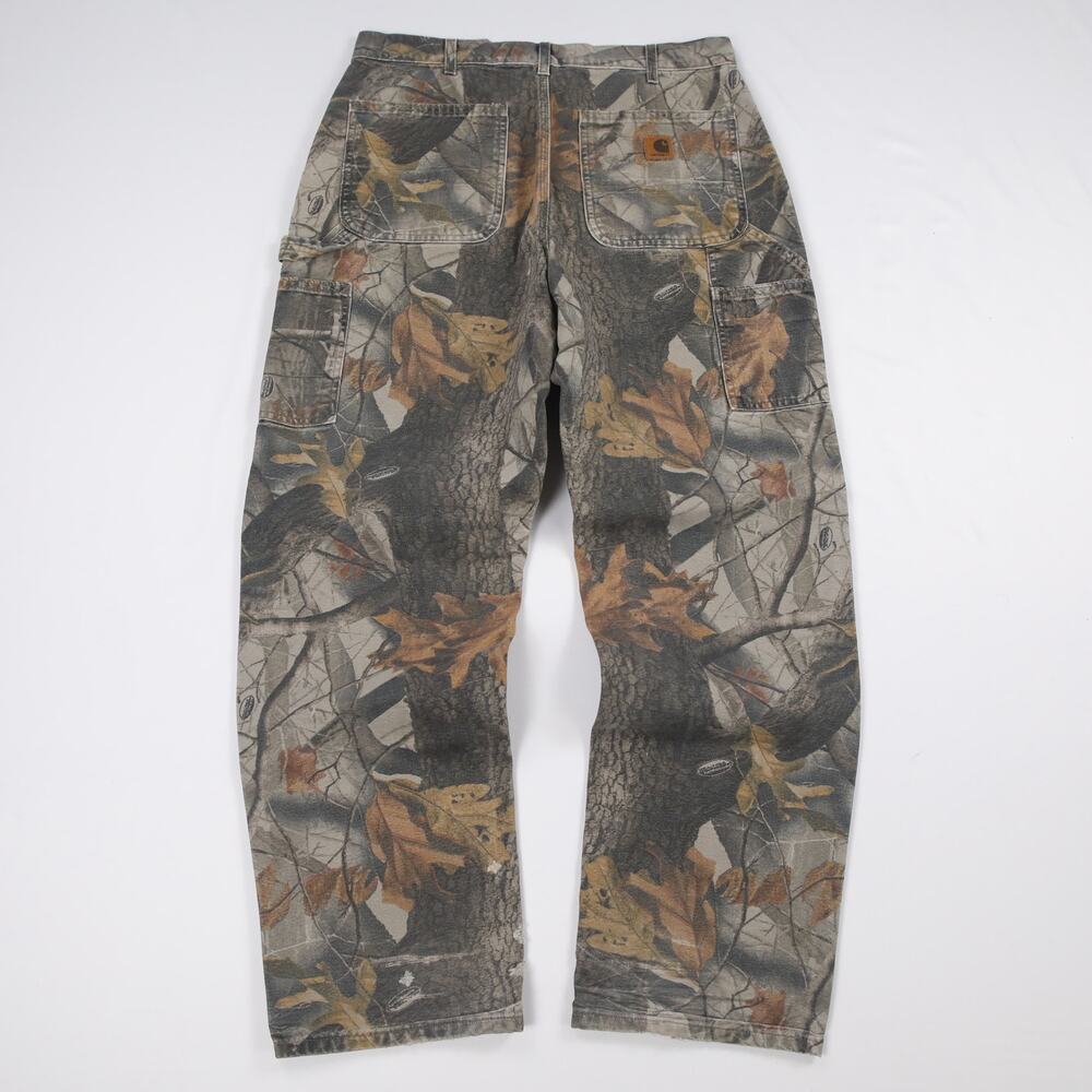 Vintage Cahartt B158 CMO Realtree Camo Carpenter Hunting Pants 33x31